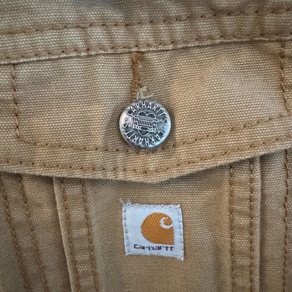 Women’s Carhartt Brown Cotton Jacket - Size Small - Picture 3 of 4